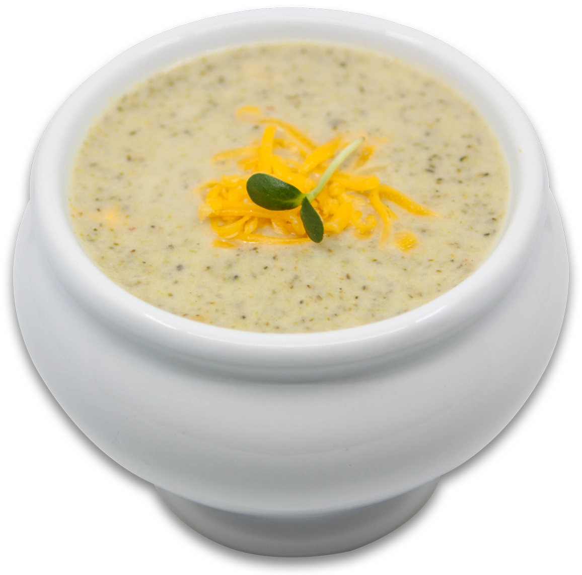 Soupe au brocoli et cheddar