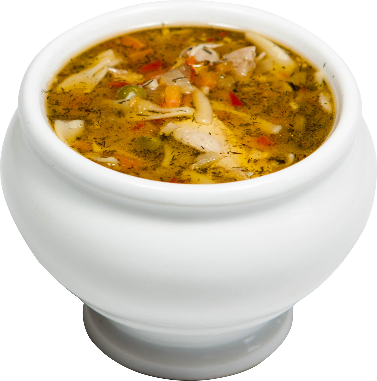 Soupe au poulet et nouilles