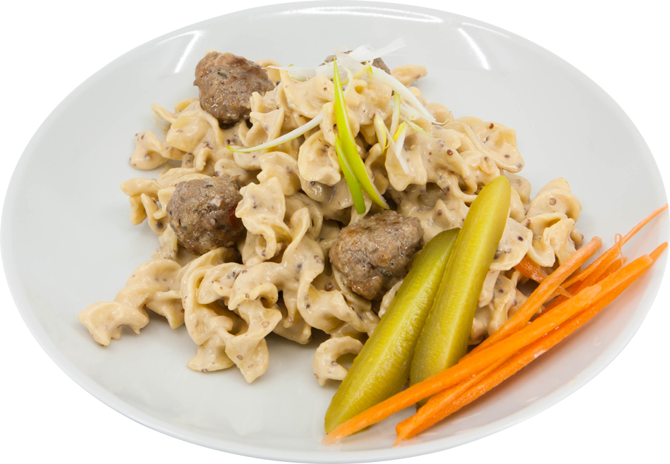 Mini boulettes de viande et champignons Stroganoff