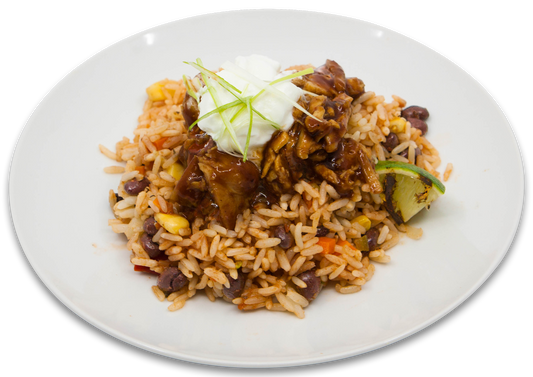 Poulet braisé au piment Guajillo épicé