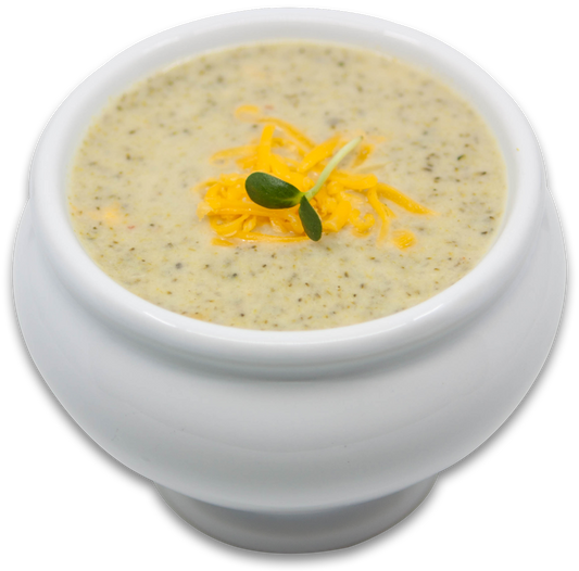 Soupe au brocoli et cheddar
