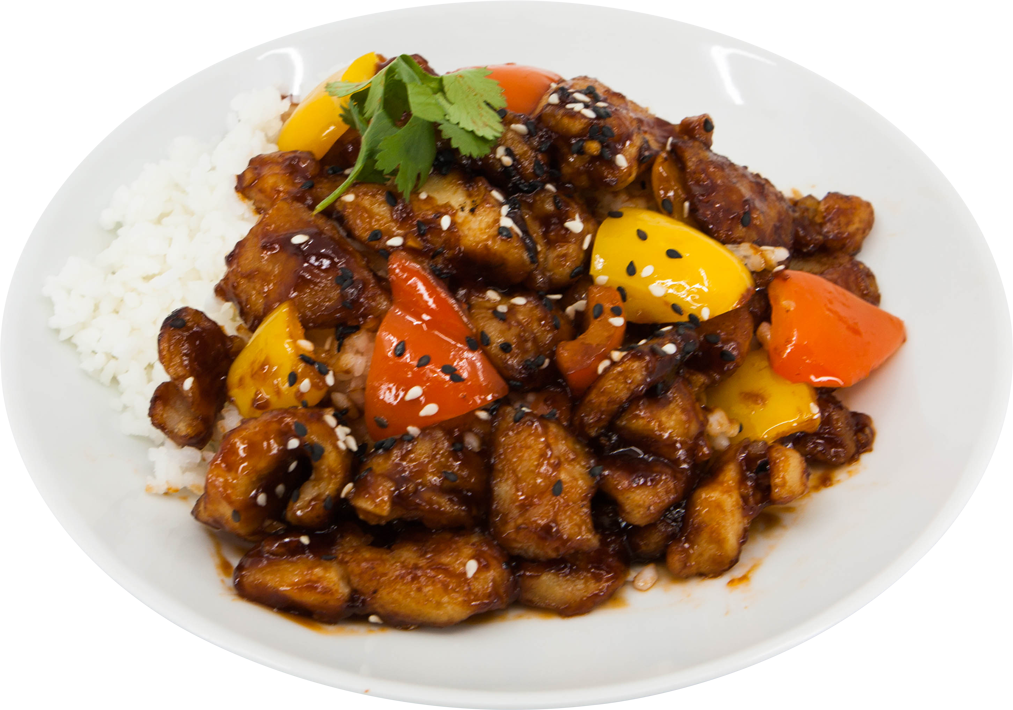 General Tso's Chicken and Peppers
