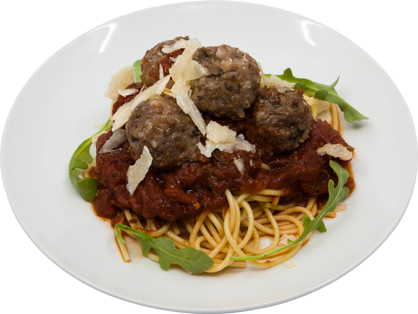 Traditional Spagettini & Meatballs